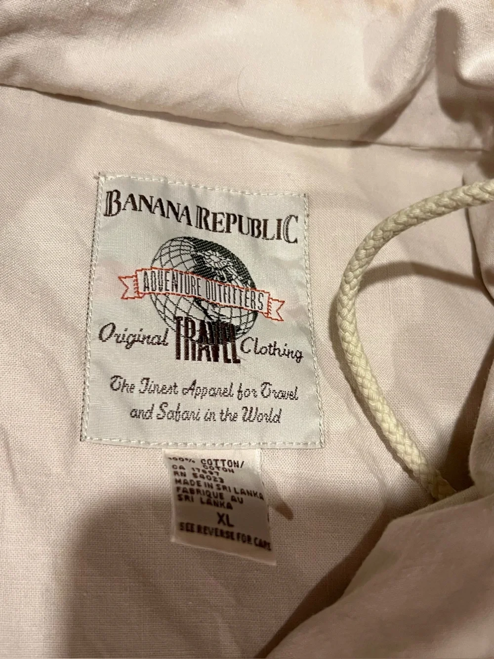 VINTAGE BANANA REPUBLIC Men's Hooded Utility Vest